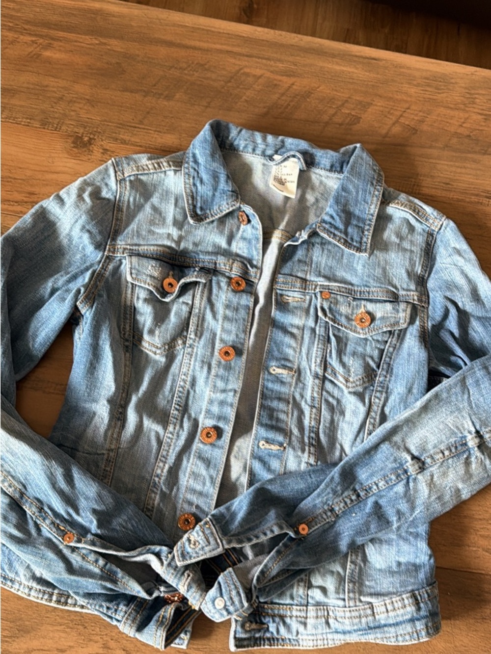H&M Light Blue Denim Jean Jacket